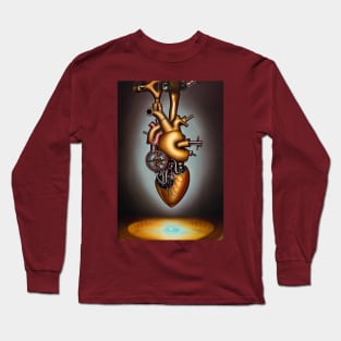 Steampunk mechanical heart Long Sleeve T-Shirt